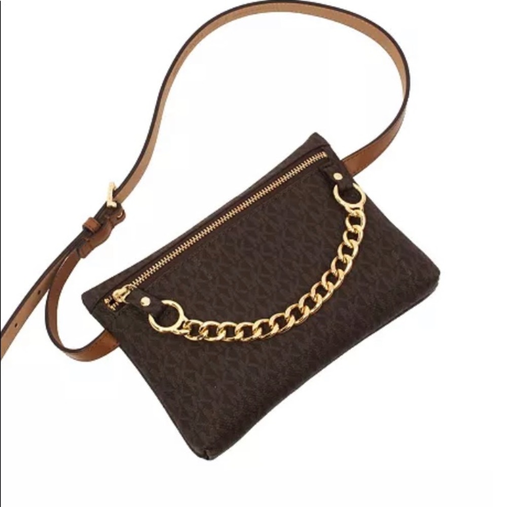 Michael Kors Chain Belt Bag- Brand New- leather belt is slightly folded